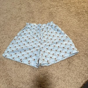 Uniqlo Girls Shorts Cat Kitty Graphic Polka Dot Paul & Joe Size 11-12 - Picture 1 of 7
