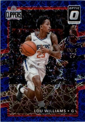 2017-18 Donruss Optic Blue Velocity #65 Lou Williams - BSK - Image 1 of 2