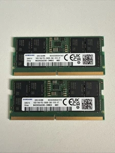 32 GB (2x16GB) Samsung DDR5 5600MHZ SODIMM RAM Laptop Memory - Picture 1 of 2