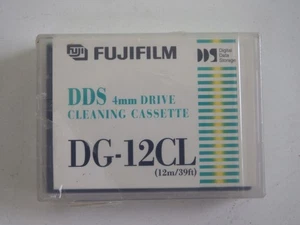 Fujifilm DDS DAT Cleaning Tape/Cartridge 4mm DG-12CL NEW - Afbeelding 1 van 3