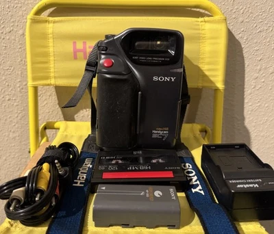 Sony Handycam CCD-SC7 NTSC Hi8 Camcorder Bundle RARE TESTED WORKING ✅ - Image 1 of 4