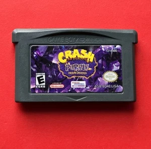 Crash Bandicoot Purple: Ripto's Rampage Game Boy Advance Nintendo GBA Authentic - Picture 1 of 13