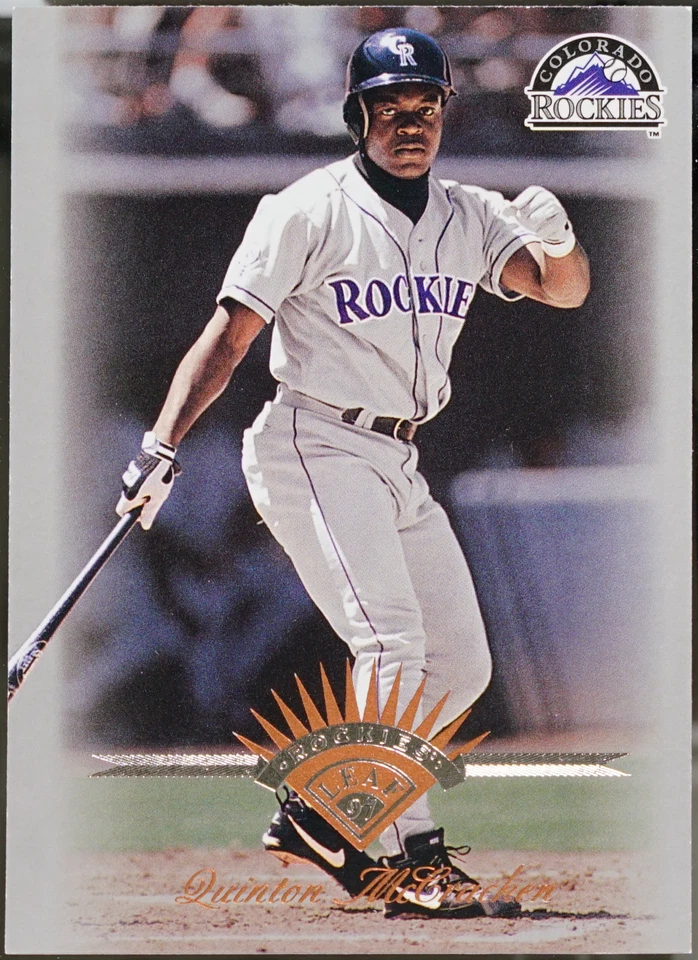 1997 Leaf Baseball Quinton McCracken #21 NM - Image 1 of 1