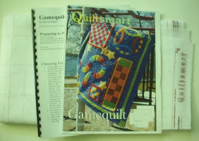 Quiltsmart preprinted Interfacings and pattern for Gamequilt - Image 1 of 3