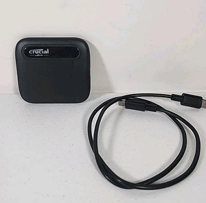 Tested 🔥 Crucial X6 1TB Portable External SSD (CT1000X6SSD9) Type C To C Cable - Bild 1 von 6