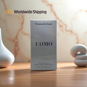 Ermenegildo Zegna Uomo Eau Toilette 50ml/1.7 fl.oz. SEALED BOX. (2015 batch)🍊⭐ - Picture 1 of 8