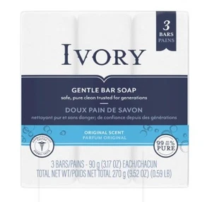 Ivory Soap Bars 3 Pack 3.1 oz - Picture 1 of 3