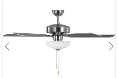 Monte Carlo Fan Collections Linden DC Brushed Steel - Image 1 of 4