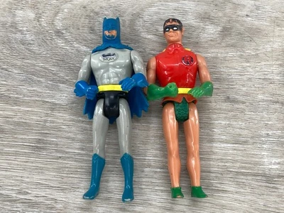 Vintage DC Comics Batman Robin Superhero Action Figures 1979 Pocket Heroes 4 in - Image 1 of 4