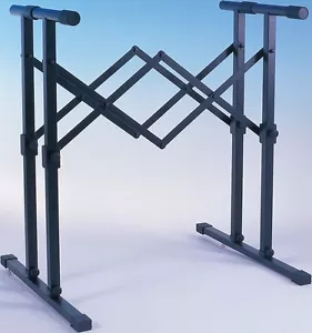 SUPPORTO PROFESSIONALE GRANDI TASTIERE/MIXER/CASSE Made in Italy - Imagen 1 de 2