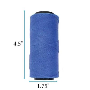 Knot-It Waxed Cording 1mm Blue 43876 (144m/472ft) 2-Ply Polyester Cord - Picture 1 of 2
