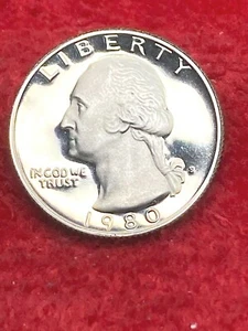 1980-S Washington Quarter Gem Quality from Proof - Picture 1 of 4