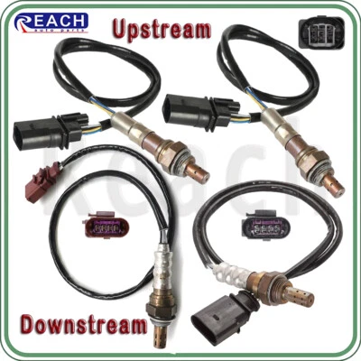 For 2005 2006 2007 2008 2009 Audi A4 A6 3.2L V6 Set Of 4 Up+Down Oxygen Sensor  - Изображение 1 из 4