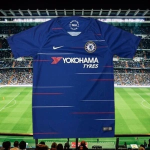 Camiseta deportiva juvenil Nike Dri-Fit Chelsea Football Club 2018 neumáticos Yokohama talla grande - Imagen 1 de 10