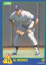 1989 Score Rising Star # 8 Hal Morris - New York Yankees