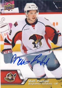 2014-15 Upper Deck AHL MATT PUEMPEL Autograph Auto Rookie #125 Senators - Picture 1 of 1