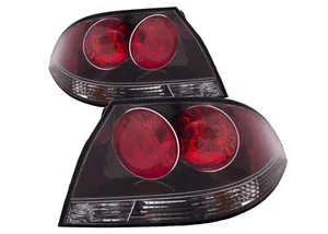 Mitsubishi Lancer 04 - 07 Altezza Black Tail Lights Lamps Set Pair Performance - Picture 1 of 7