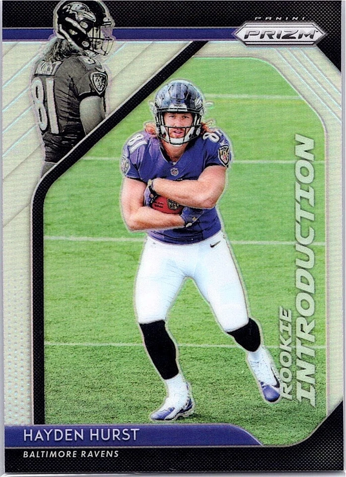 2018 Panini Prizm - Rookie Introduction Hayden Hurst #RI-8 (RC) Ravens - Image 1 of 2