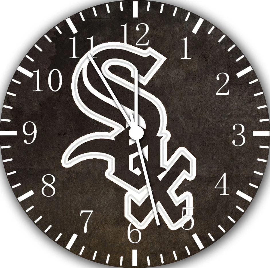 Reloj de pared Chicago White Sox sin marco sin bordes bonito para regalos o decoración F53 Foto 1 de 1