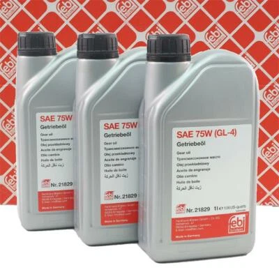 21829 Febi Transmission Fluid 3L for VW TL 521 71, API GL-4, VW TL 521 78 21829 - Image 1 of 3
