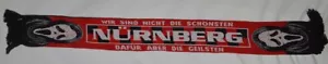 Schal von Nürnberg, "NÜRNBERG - WIR SIND ..." , Rot / Schwarz *Sammlerstück* - Bild 1 von 1