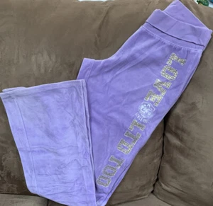 GIRLS SIZE 12 PURPLE VELOUR LOVE LTD TOO SHIMMERING SUPER CUTE!! - Picture 1 of 5