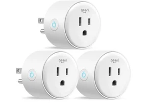 Enchufes de toma Wi-Fi inteligentes Geeni DOT (paquete de 3) con control por voz - Imagen 1 de 9