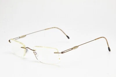 Y2K Gafas Sin Montura SILHOUETTE M7436 Marco Cuadrado Gafas Años 2000 Foto 1 de 4