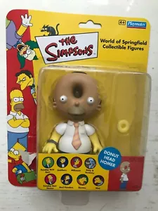 Caja Playmates Interactivo The Simpsons Serie Donut Cabeza Homer Acción Figura - Imagen 1 de 4