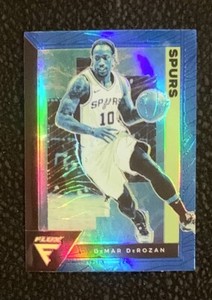 DEMAR DEROZAN 2020-21 Panini Flux Basketball #160 Blue Prizm Spurs Bulls