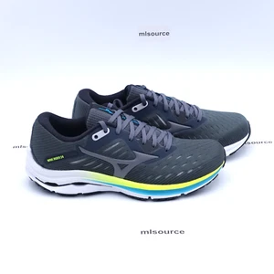 Size 7 WIDE D Women's Mizuno Wave Rider 24 Running Shoes 411230-979S Castlerock - Picture 1 of 6