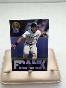 1993 Leaf Series 1 Frank Thomas Aggressive #1 Baseball Card Chicago White Sox