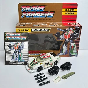 Vintage Hasbro Transformers G1 Wheeljack Autobot Car Near Complete Boxed 80s - Picture 1 of 15
