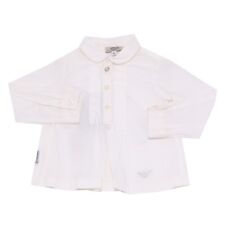 0954Z camicia bimba GIRL ARMANI BABY cotton white shirt