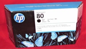 HP #80 Designjet C4871A czarny wkład atramentowy 350ml oryginalny nowy - Zdjęcie 1 z 1