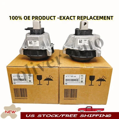 OEM 22117581617 22117581618 LH RH Engine Mount FIT BMW Z4 230i 330i 430i 2.0L US Foto 1 de 4