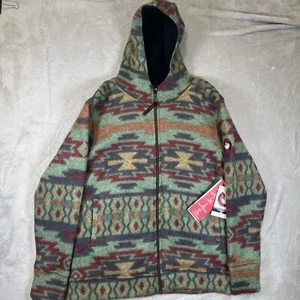 Giacca Canada Weather Gear uomo M oliva/rosso full zip cappuccio nuova con etichetta - Foto 1 di 10