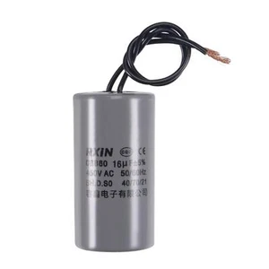 CBB60 Wired Capacitor Start Run Motor Generator Compressor 16uF 450V 50/60Hz - Picture 1 of 6