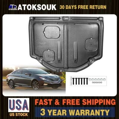 Protector contra salpicaduras del motor delantero para Hyundai Sonata 2012-2013 Foto 1 de 4