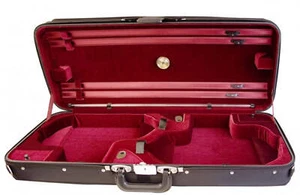 Hidersine Violin Case Double Wooden Arched Top - Picture 1 of 1