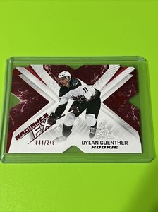 2022-23 UPPER DECK SPX RADIANCE FX ROOKIE RED DYLAN GUENTHER 154/249 RFX-86