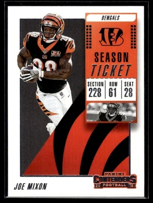 2018 Panini Contenders Joe Mixon Cincinnati Bengals #80 - Image 1 of 2