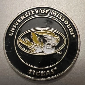 The University Of Missouri 'Tigers' SEC 1" Double-Sided Coin Golf Marker MIZZOU - Picture 1 of 2