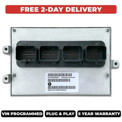 2004 Jeep Liberty 3.7L AT ECM ECU PCM | P56044396 Engine Computer Control Module - Image 1 of 4