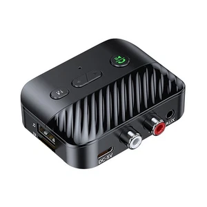 1 PC Bluetooth 5.3 Receiver Wireless 3.5mm AUX to 2 RCA USB Audio Adapter - Afbeelding 1 van 17