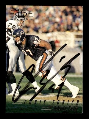 1994 Pacific #286 Chris Zorich HAND SIGNED AUTO - Image 1 of 2