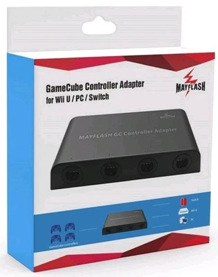 Mayflash 4-Port Controller Adapter for Nintendo GameCube to Switch / Wii U / PC - Image 1 of 4