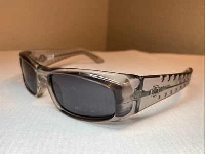 Gafas de sol vintage Spy Optic MC marco translúcido lentes grises descontinuadas Italia Foto 1 de 4