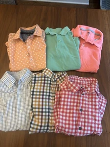 Boys Small (6/7) Collars Shirts- Long and Short Sleeve Lot Of 6 - Picture 1 of 1