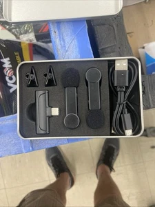 Black Wireless Microphone Set - Afbeelding 1 van 3